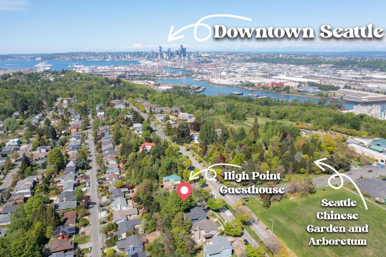 High Point Guesthouse - Next To Seattle Chinese Garden Экстерьер фото
